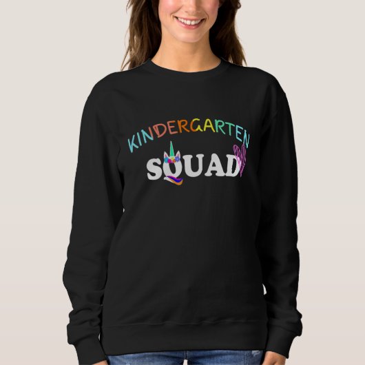 Kindergarten Squad Unicorn Kindergarten Trui (Voorkant)