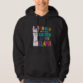 Kindergarten Teacher Back To School No Prob Llama Hoodie (Voorkant)