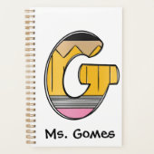 Kindergarten Teacher Planner with Notebook Initial (Voorkant)