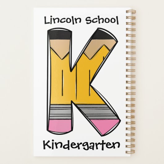 Kindergarten Teacher Planner with Notebook Initial (Dos)