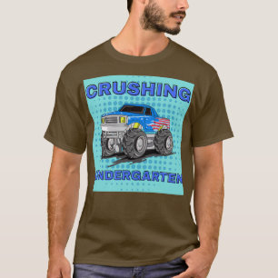 KINDERGARTEN Terug naar schoolmonster Truck T-shirt