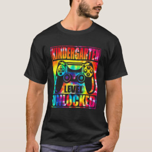 Kindergarten tonen kleurstof terug naar school zon t-shirt