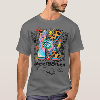 Kindergarten Typografie Terug naar school Cute Str T-shirt