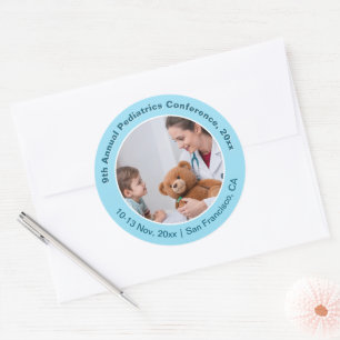 Kindergeneeskunde Kinderarts Medische Conferentie Ronde Sticker