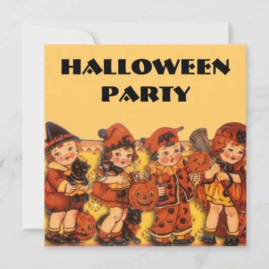 Kinderhalloween Kaart (Voorkant)