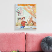 Kinderherfstcanvas Canvas Afdruk (Insitu (Woonkamer))