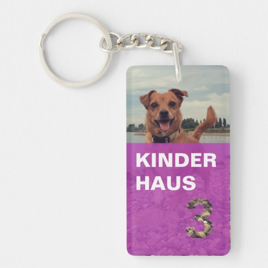 Kinderhuis sleutelhanger (Voorkant)