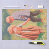  Kinderjongen en meisje Tissuepapier (Craft)