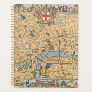 Kinderkaart van Londen, Engeland Planner