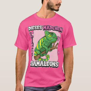 Kinderkameleon Dingen Dit meisje houdt van kameel T-shirt