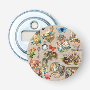 Kinderkamer Alice Kleurrijk 1800s Klassieke Wonder Button Flesopener