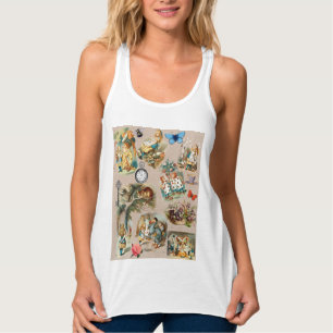 Kinderkamer Alice Kleurrijk 1800s Klassieke Wonder Tanktop