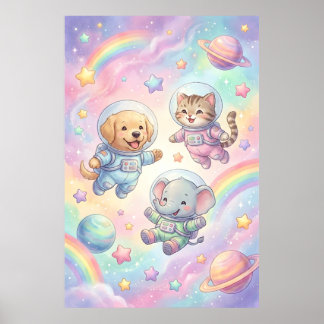Kinderkamer Muur Kunst Poster Decoratie Dieren