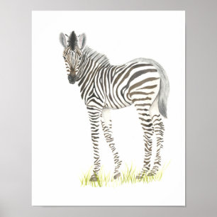 Kinderkamer muurkunst safari dieren poster