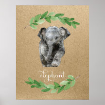 Kinderkamer print olifant jongens