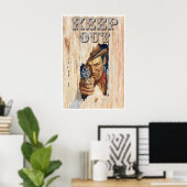 Kinderkamerposter Cowboy Art Western Print Voor De (Thuiskantoor)