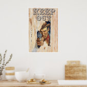 Kinderkamerposter Cowboy Art Western Print Voor De (Keuken)