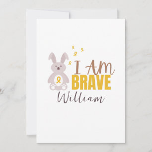 kinderkanker. Aangepaste naam. dapper. Uitnodiging