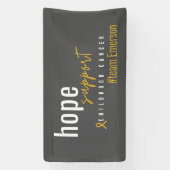 kinderkanker Aangepaste #team naam Banner (Verticaal)