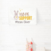 kinderkanker. Aangepaste #team naam.support Banner (Insitu)