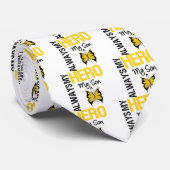 Kinderkanker Altijd mijn Hero mijn zoon Stropdas (Opgerold)