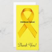 Kinderkanker Bedankkaart (Voorkant / Achterkant)