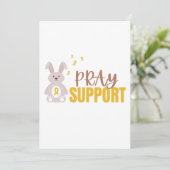 kinderkanker bidsteun Uitnodiging Kaart (Staand voorkant)