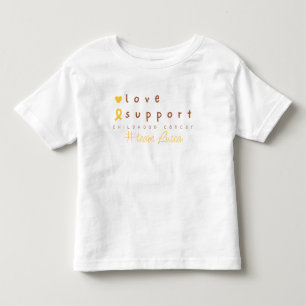 kinderkanker Custom Naam Peuter T-Shirt