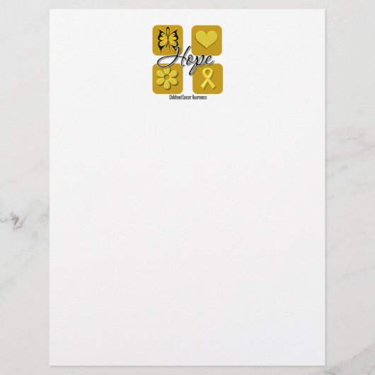 Kinderkanker Hoop liefde voor inspiratie (Voorkant)