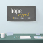 kinderkanker hoop steun Banner (Beurs)