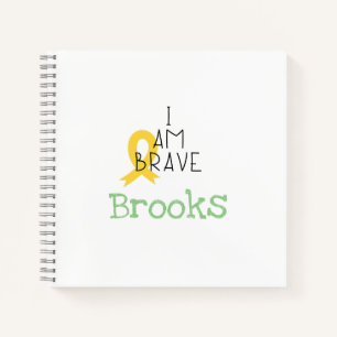 kinderkanker. Ik ben dapper.Custom Schetsboek Notitieboek