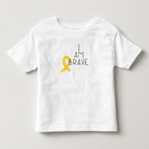 kinderkanker. Ik ben dapper. Kleuter T-shirt