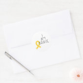 kinderkanker. Ik ben dapper. Stickers en labels (Envelop)