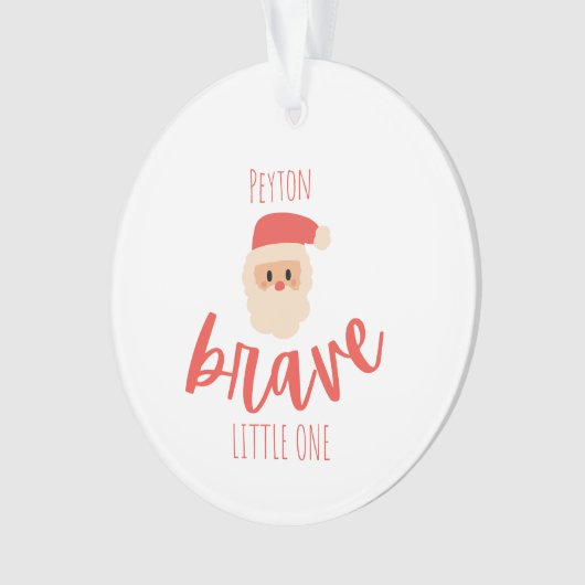 kinderkanker kerst aangepaste Ornament (voorkant)