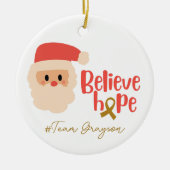 kinderkanker kerst Aangepaste Ornamenten (Voorkant)