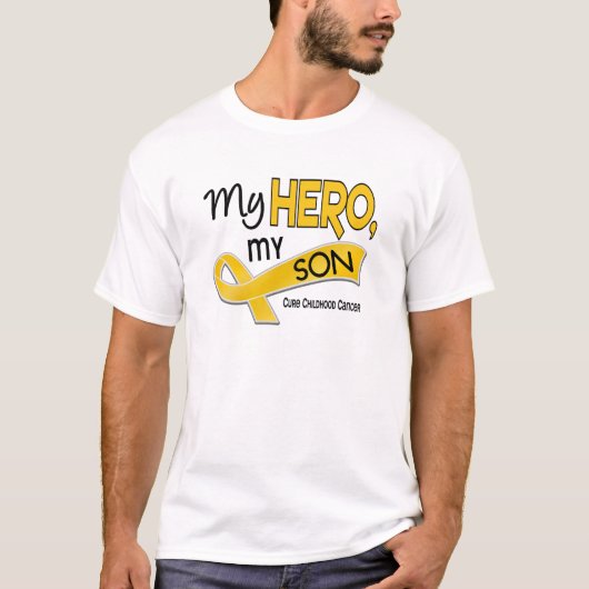 Kinderkanker MIJN HERO MIJN SON 42 T-shirt (Voorkant)