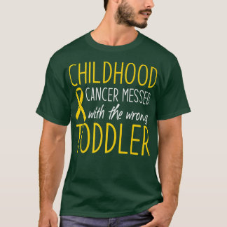 Kinderkanker Overseinen met de slechte Toddler-oor T-shirt