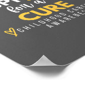 kinderkanker.support.cure. POSTER & PRINTS (Hoek)