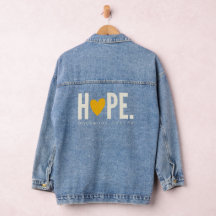kinderkankerhoop Vrouwen Denim Jacket