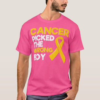 Kinderkankerjongen Ribbon Tumor pediatricia Chi T-shirt