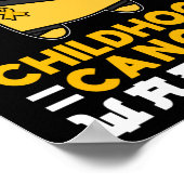 Kinderkankermeisje Poster (Hoek)