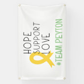 kinderkankerondersteuning Custom Banner Outdoor (Verticaal)