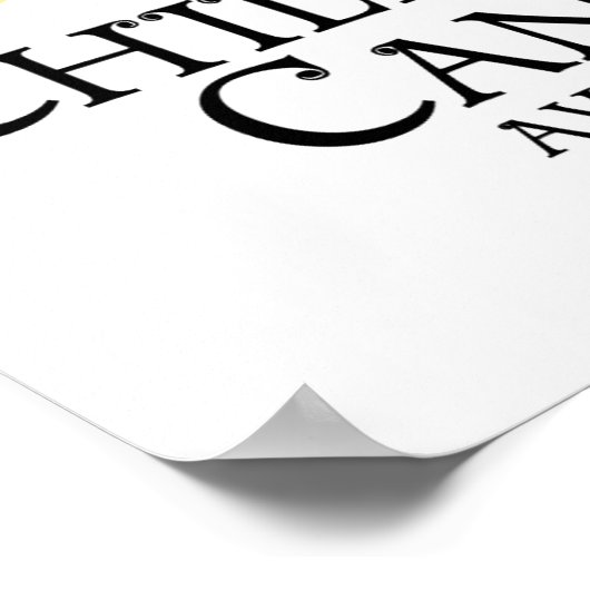 Kinderkankervlinder Poster (Hoek)