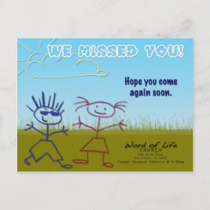 Kinderkerk-Briefkaart Briefkaart