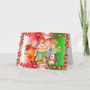 Kinderkerstkoor Feestdagen Kaart