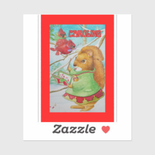 Kinderkerstliedjes zingen sticker