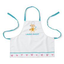 Kinderkeuken schort met kat