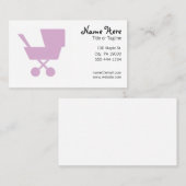 Kinderkinderverzorging babysitter visitekaartje (Voorkant / Achterkant)