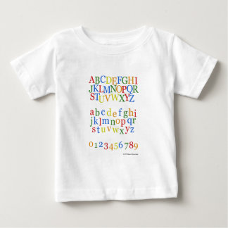 Kinderkleurig alfabet bovenaan + onderaan Hoesje