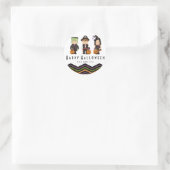 Kinderkostuumstickers II Ronde Sticker (Tas)